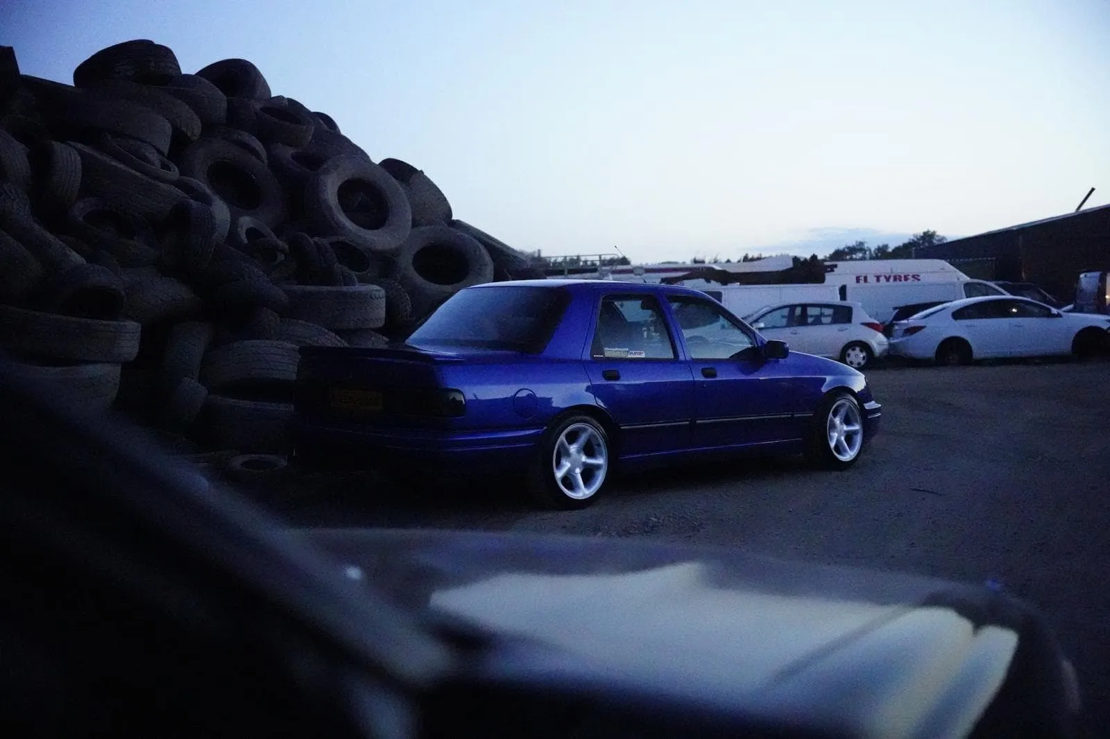 Andrew's Sierra in the shed