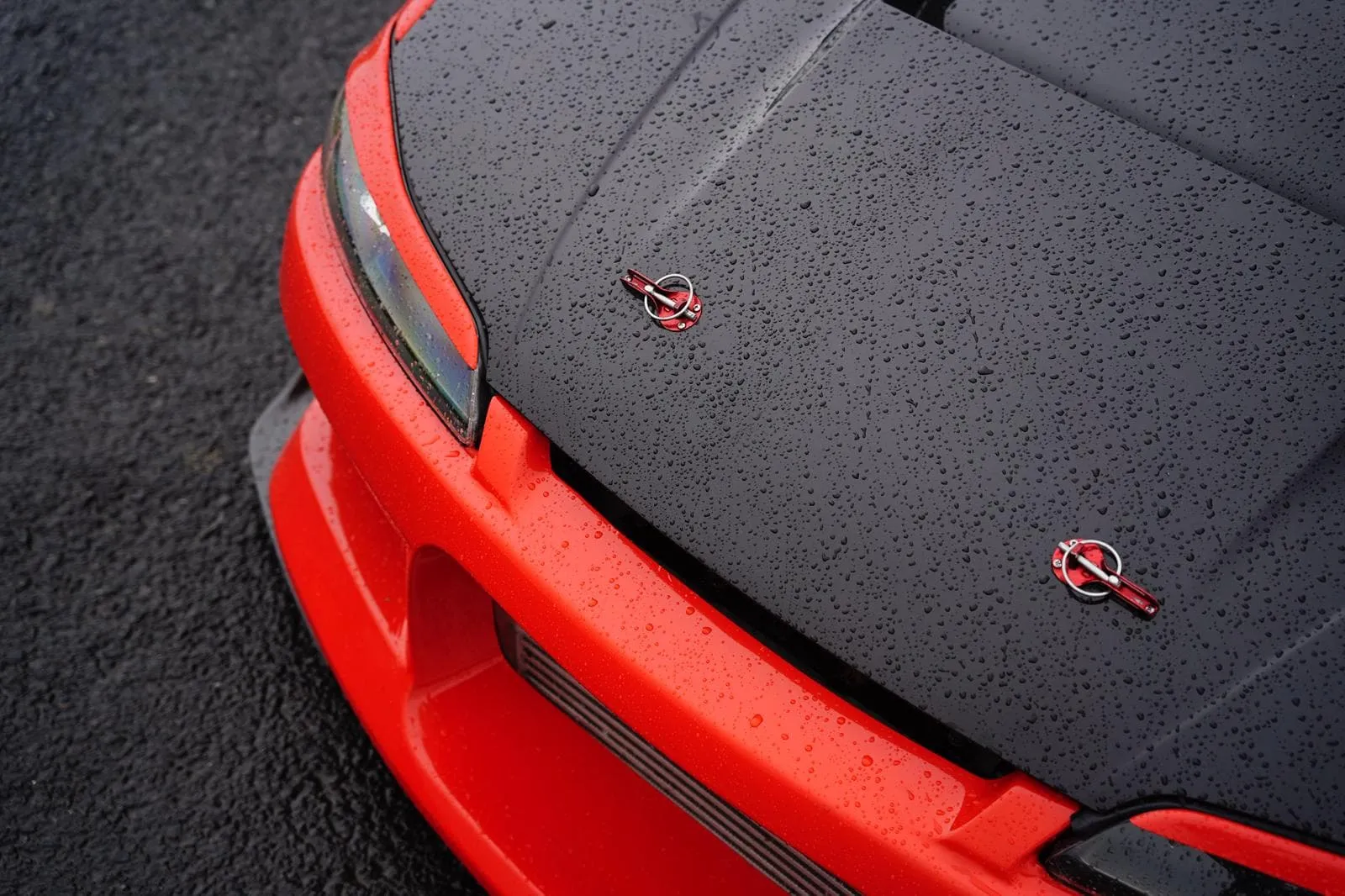 Josh's S15 exterior with M-Sports bumper and SSR Type-C wheels